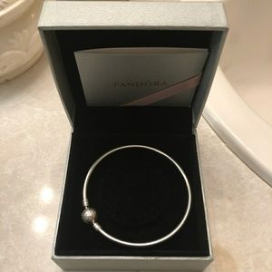 Pandora Unique As You Are Sterling Silver Bangle